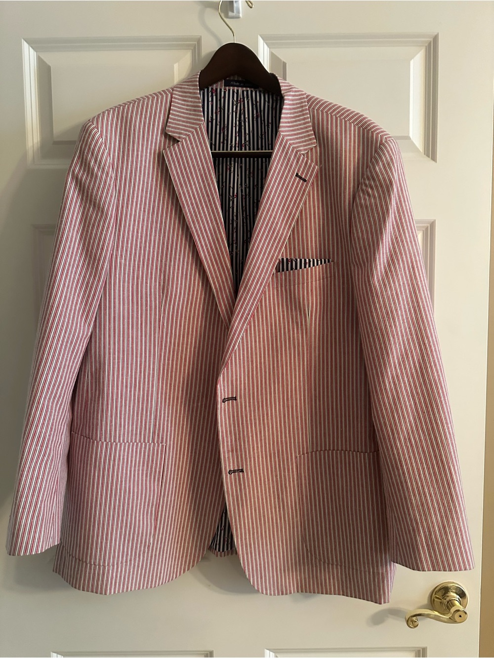 Alan Flusser Men’s Sport Coat Size XXL striped